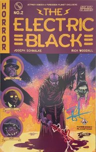 The Electric Black #2 JETPACK COMICS/FORBIDDEN PLANET RICH WOODALL EXCL. SIGNED.
