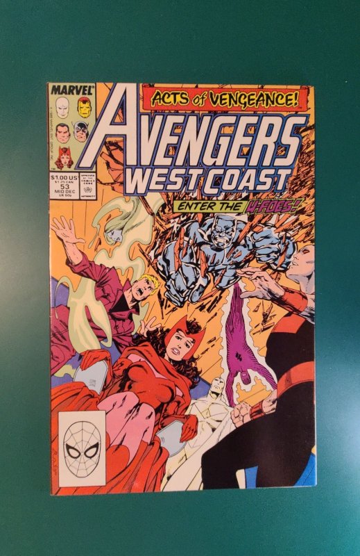 Avengers West Coast #53 (1989) VF+