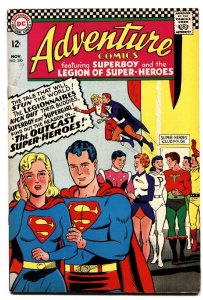 ADVENTURE COMICS #350 1966-DC COMICS-SUPERGIRL-SUPERBOY-LEGION