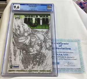 World War Hulk #1 - CGC 9.6 - Marvel Comics - 2007 - Diamond 25th Anniversary!