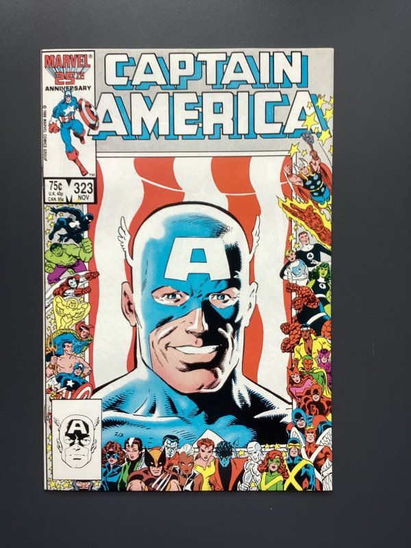 Captain America #323 Direct Edition (1986) 1st Appearance of John Walker