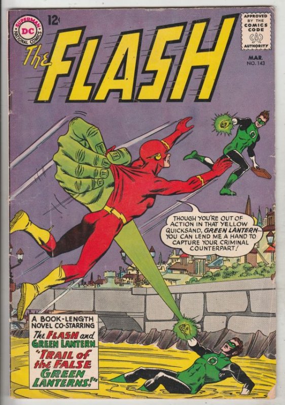 Flash, The #143 (Mar-64) VG+ Affordable-Grade Flash