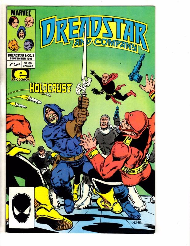 Lot Of 4 Dreadstar And Company Marvel Epic Comic Books #1 2 3 4 Jim Starlin J234