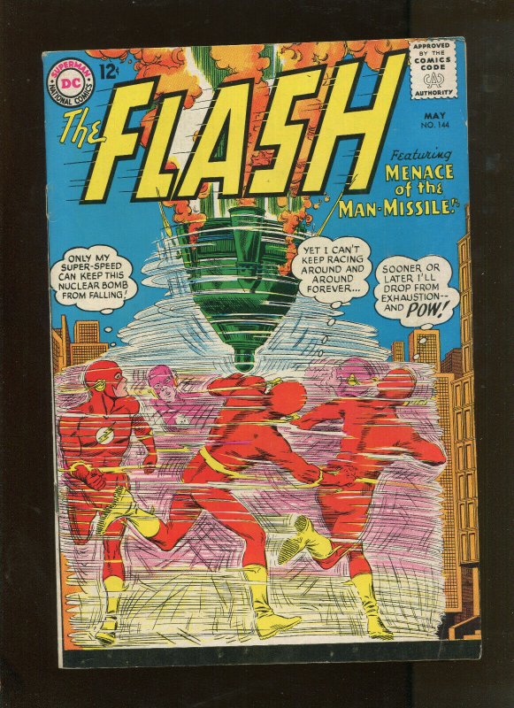 THE FLASH #144 (6.0) MEANACE OF THE MAN MISSLE