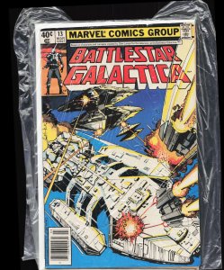Battlestar Galactica #13 Newsstand Edition (1980) Battlestar Galactica