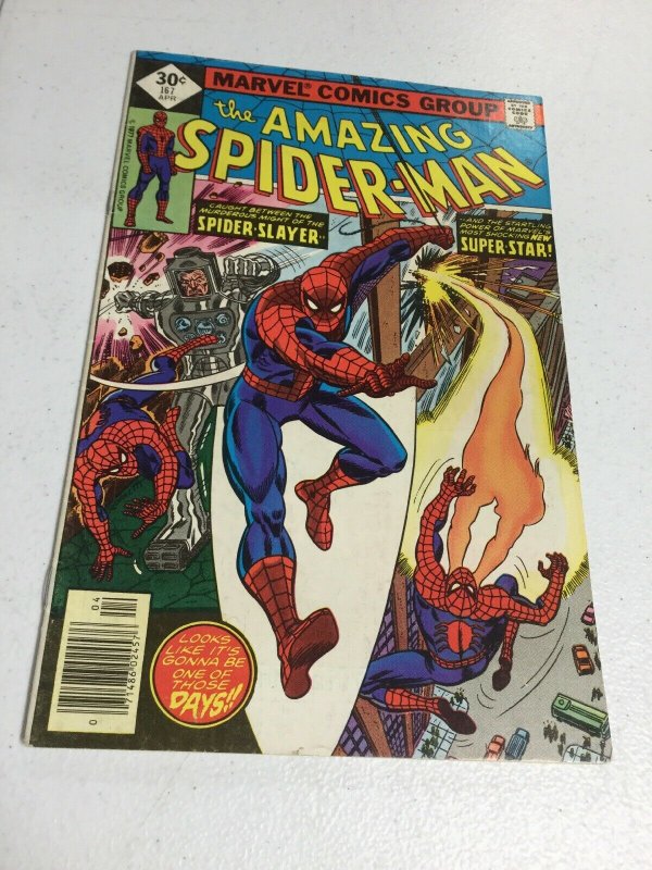 Amazing Spider-Man 167 Fn Fine 6.0 Marvel Comics