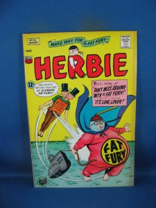 HERBIE THE FAT FURY 16 F VF  1966 ACG
