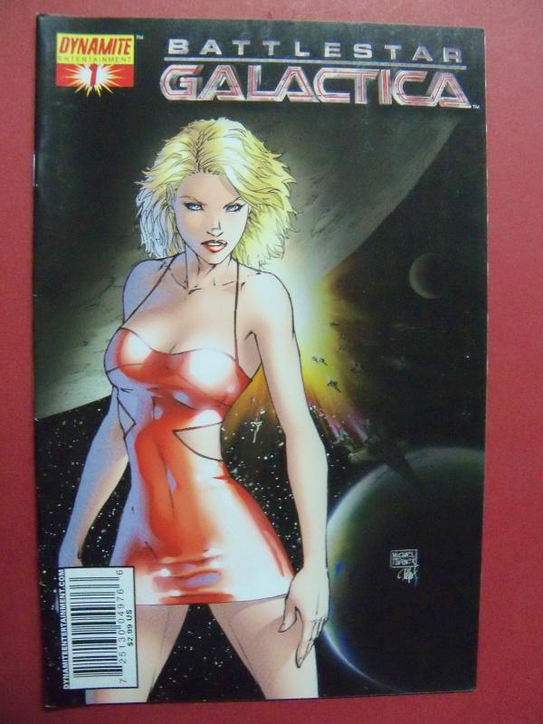 BATTLESTAR GALACTICA #1B VARIANT COVER (VF/NM 9.0 OR BETTER) DYNAMITE