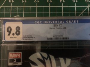 Silk #1, 2 (2022) both CGC 9.8 In-hyuk Lee covers