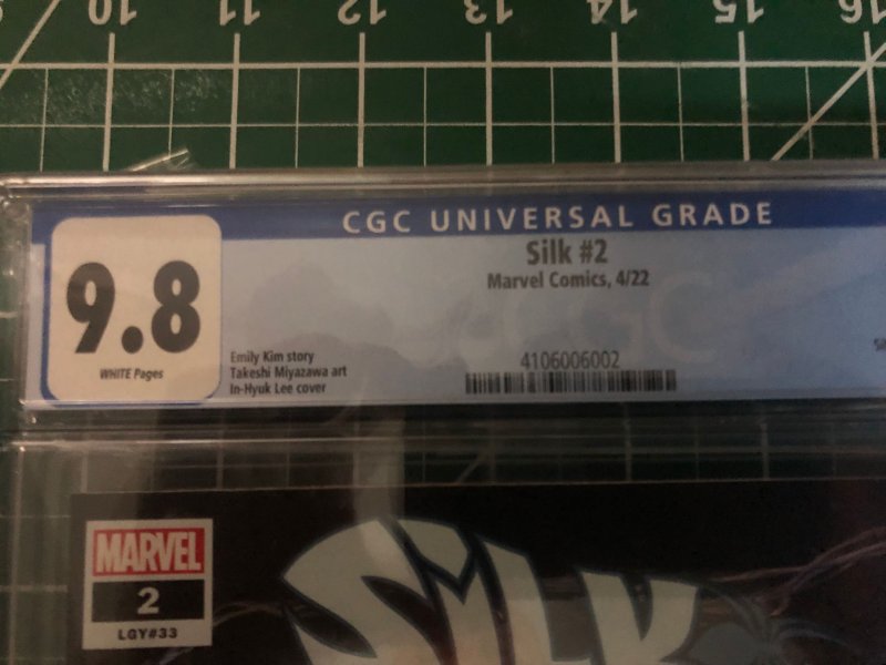 Silk #1, 2 (2022) both CGC 9.8 In-hyuk Lee covers