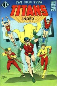 Official Teen Titans Index   #1, NM- (Stock photo)