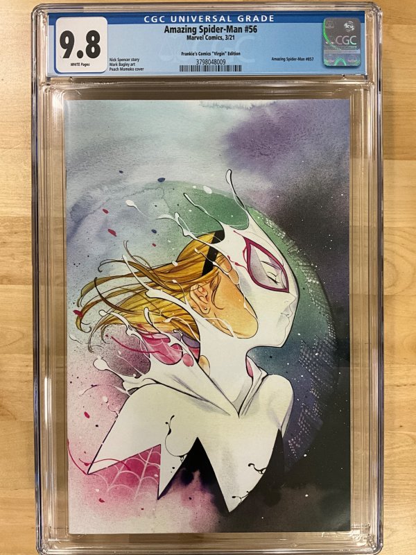 The Amazing Spider-Man #56 Momoko Virgin Cover (2021) CGC 9.8