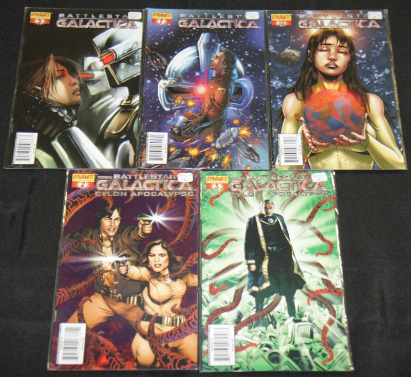 Dynamite BATTLESTAR GALACTICA TITLES 64pc Mid-High Grade Comic Lot VF-NM Variant