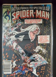 The Spectacular Spider-Man #90 Newsstand Cover (1984) 2nd black suit appearance