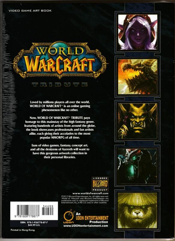 World Of Warcraft Tribute Art Collection Softcover Edition - New/Sealed!