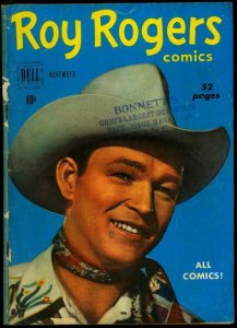 Roy Rogers Comics #35 1950- Dell Western Photo cover VG