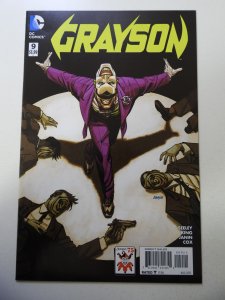 Grayson #9 Variant Cover (2015) VF Condition