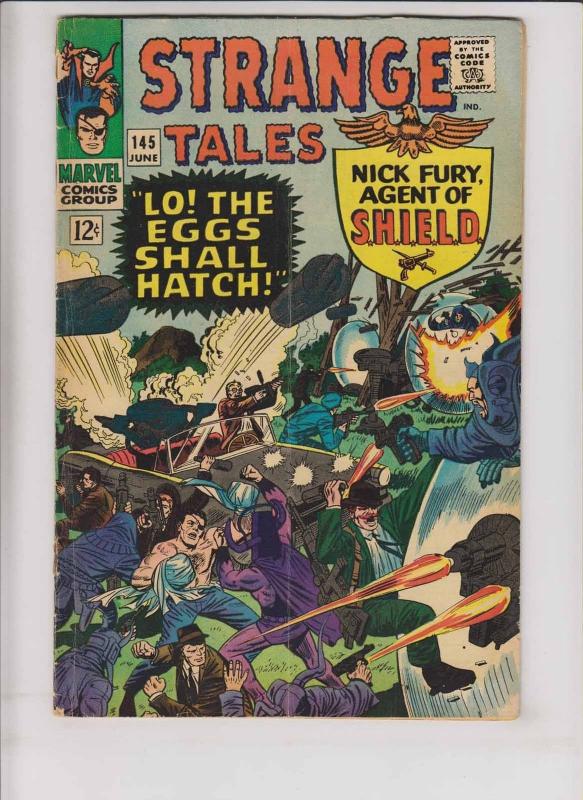 Strange Tales #145 VG nick fury - doctor strange - stan lee - jack kirby - ditko