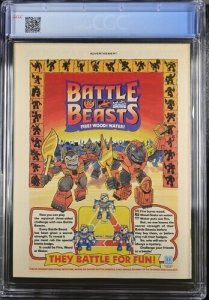 Action Force #6 1987 Marvel Comics CGC 9.4 GI Joe UK series White Pages 010