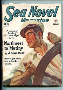 Sea Novel --November 1940--Pulp Magazine--Red Star--VG/FN