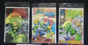SAVAGE DRAGON 5PC (VF) VS SAVAGE MEGATON MAN, SAVAGE BRAWL, BORN AGAIN 1992-94