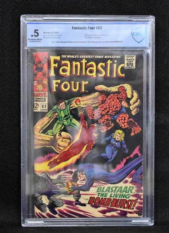 Fantastic Four #63 (Marvel, 1967)