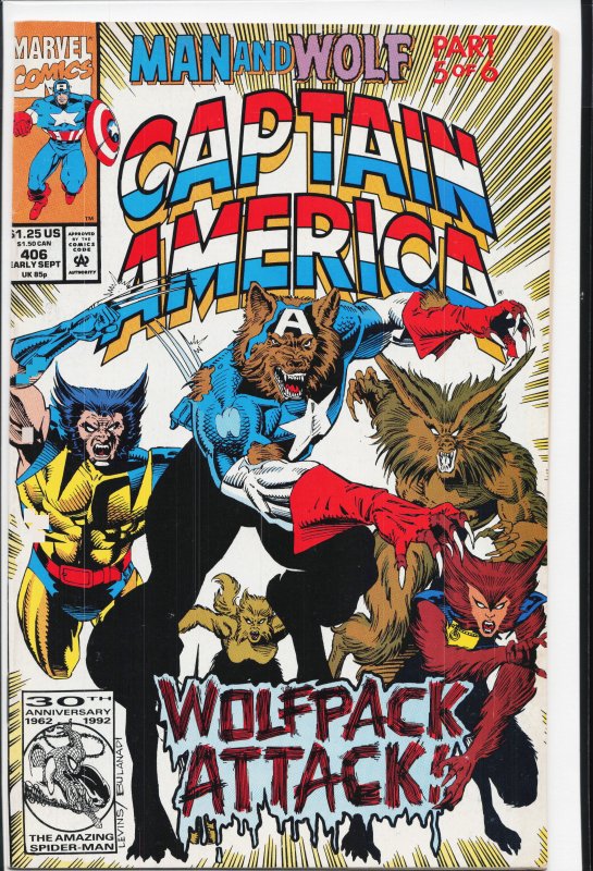 Captain America #406 (1992) Captain America