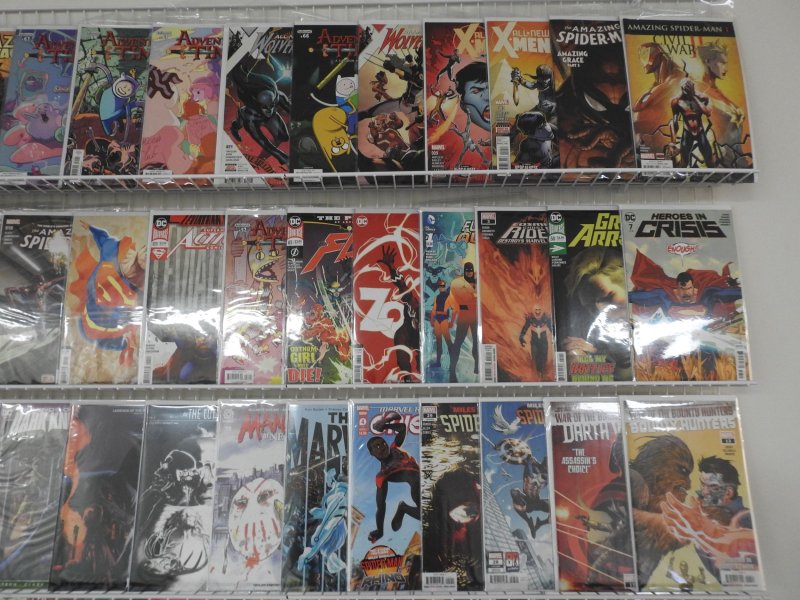 Huge Lot of 150+ Comics W/ Action Comics, Spiderman, Batman! Avg. VF+ Condition!