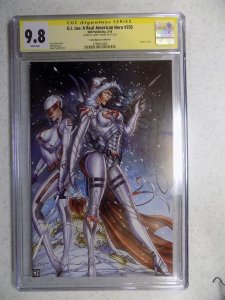 GI JOE # 250 COMICEXPOSURE SNAKE EYES VIRGIN CGC SS 9.8. SIGNED TYNDALL