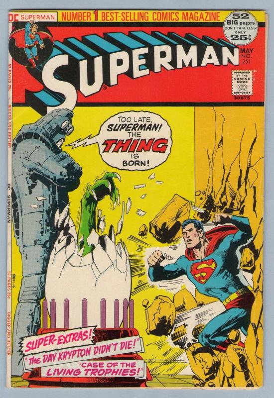 Superman 251 May 1972 FI (6.0)