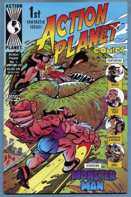 ACTION PLANET #1, NM, Mike Manley, 1996, more in store