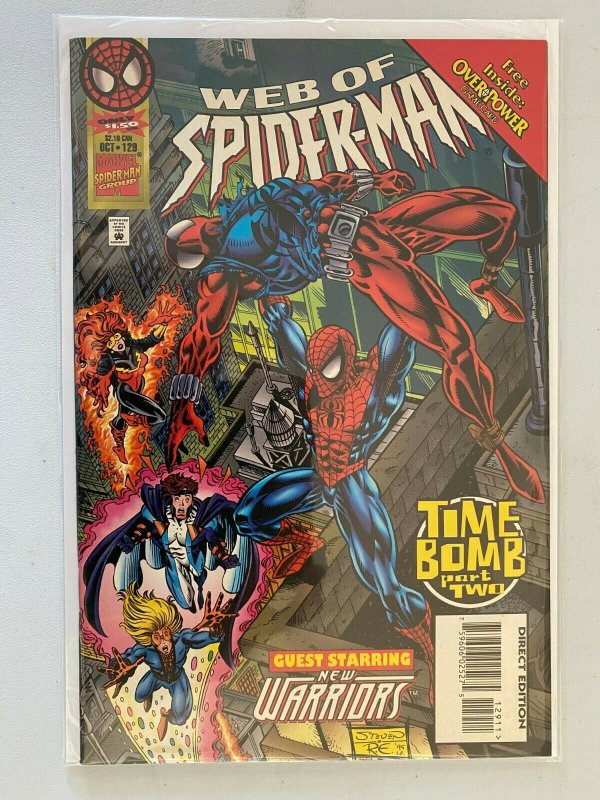 Web of Spider-Man lot 25 different from #100-129 avg 8.0 VF (1993-95 1st Series)