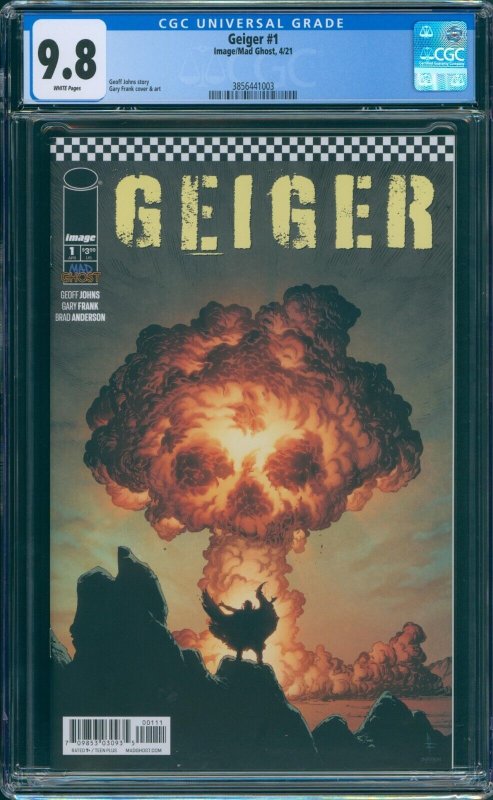 Geiger #1 CGC 9.8 1st Print Cover A Image/Mad Ghost 2021