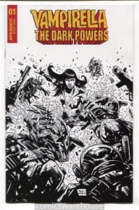 VAMPIRELLA DARK POWERS (2020 DYNAMITE) #1 VARIANT 1:7 DAVIDSON B&W FOC I G22671