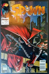 Spawn #5, 1st App of Billy Kincaid, a child predator, NEWSSTAND EDITION