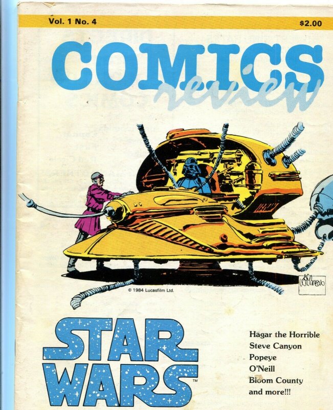  Comics Review Vol.1 4 VG+ Al Williamson Star Wars 