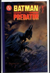 Batman versus Predator [Regular] #1 Batman Cover (1991) Predator