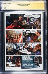 Star Wars: Clone Wars #2 10/08 signed Eckstein, Taylor & Lanter Graded CGC 9.4