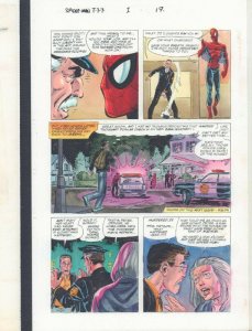 Spider-Man: Chapter One #1 p.17 Color Guide Art - Spider-Man Origin John Kalisz