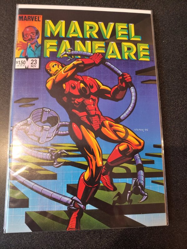 ​Marvel Fanfare (1982 series) #23 in Near Mint condition. DR. OCTOPUS.