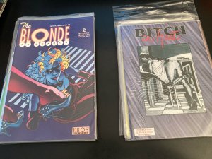 Wow! 30 ADULT/UNDERGROUND S&M/Bondage COMIX! 16 THE BLONDE + 13 BITCH IN HEAT +1