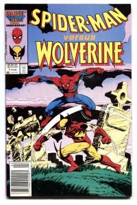 Spider-Man versus Wolverine #1  comic book 1987 Marvel Cross-over