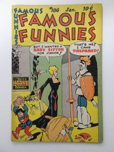 Famous Funnies #186 (1950) Solid VG- Condition!  Well Attached at Staples!