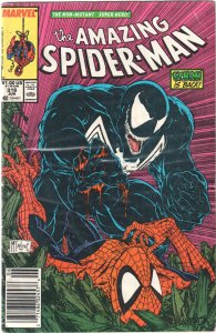 The Amazing Spider-Man #316 Newsstand Edition (1989) Spider-Man Venom