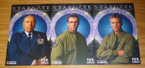 Stargate SG-1: P.O.W. #1-3 VF/NM complete series - photo variants set pow 2