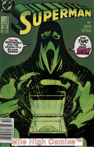 SUPERMAN  (1986 Series) (#0-226, #650-714) (DC) #22 NEWSSTAND Fine Comics