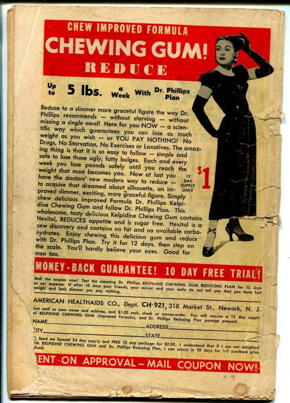 Strange Tales #23 1953-Atlas-pre-code horror-Joe Maneely-skeleton-Sinott-FR/GOOD