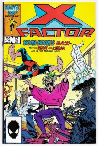 X-Factor #12 Boom-Boom Joins Team (Marvel, 1987) VF [ITC937]