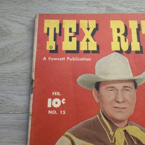 Tex Ritter Western #15 1953 Fawcett