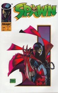 Spawn #21 - Low Distribution After Batman X-Over - 1994 (Grade 9.2+) WH